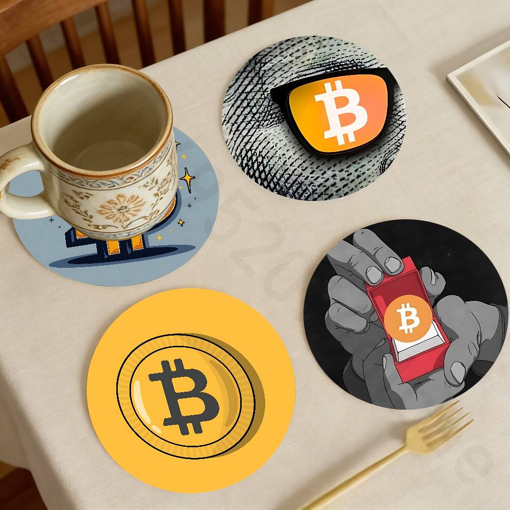 Bar Mat Rubber - Posavasos de Madera con Diseño de