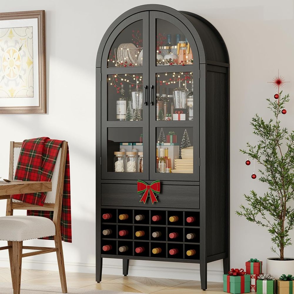 Home Bar Shelves - Mueble Bar Arqueado de 71