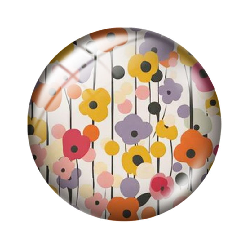 Cabujones de vidrio retro flor - Old Fashioned Glass reseña y precio
