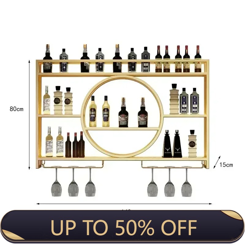 Estante de vino industrial de  - Home Bar Shelves reseña y precio
