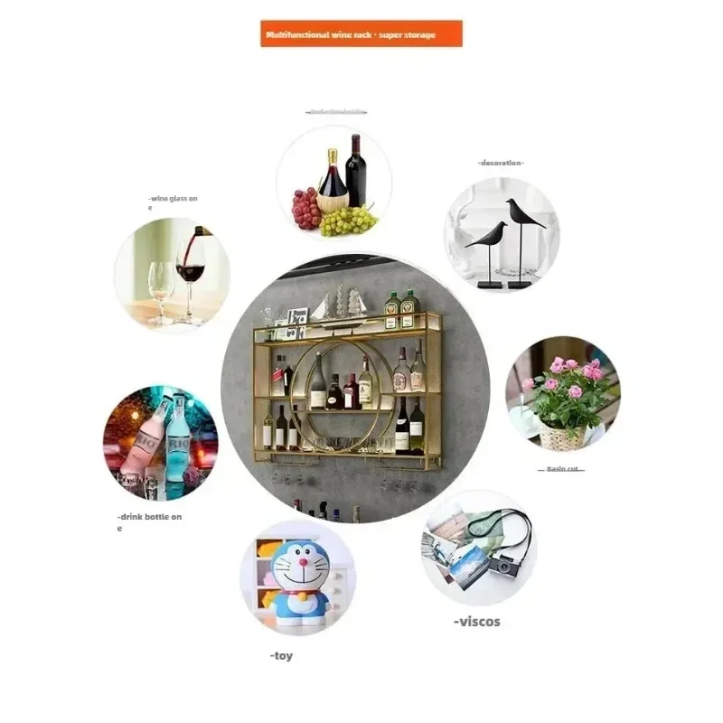 Estante de vino industrial de  - Home Bar Shelves reseña y precio