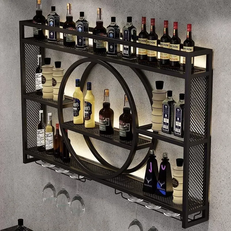 Estante de vino industrial de  - Home Bar Shelves reseña y precio