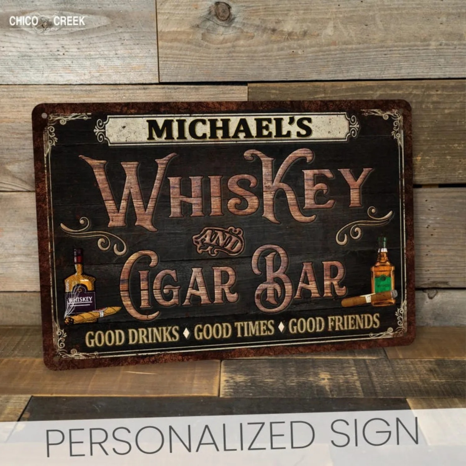 Letrero Personalizado Vintage  - Home Bar Signs reseña y precio