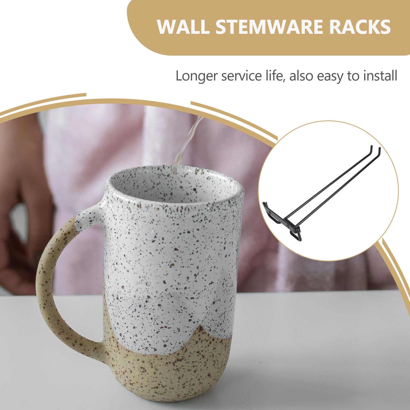 Soporte para Copas de Vino Col - Home Bar Shelves reseña y precio